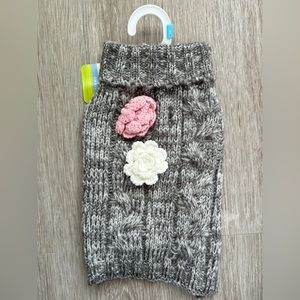 Size Small Girl Puppy Sweater NWT